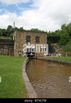 Eingang Süd, Harecastle Tunnel, Kidsgrove, Stoke-on-Trent, Stäbe, England, UK Stockfoto