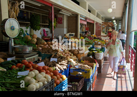 Obst und Gemüse Markt Funchal Madeira Portugal Stockfoto