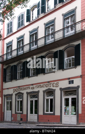 Restaurant Dos Combaretes zentrale Funchal Madeira Portugal Stockfoto