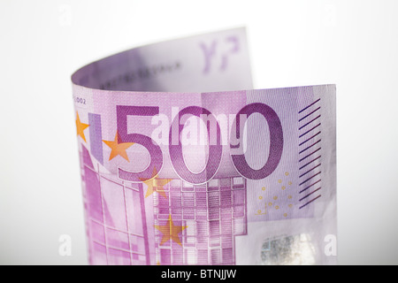 Einen 500-Euro-Schein Stockfoto