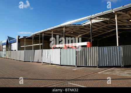 UK Retail Park Umbau Stockfoto