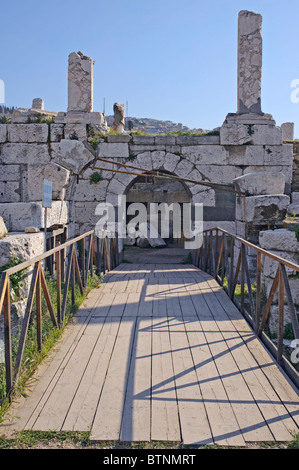 Detail aus der Agora in Izmir Stadtzentrum Stockfoto