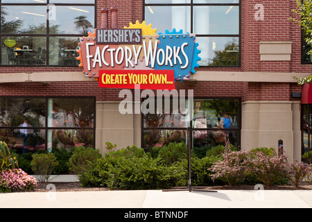 Hershey, PA - September 2009 - Hershey's Factory Works and Chocolate World Touristenattraktion in Hershey Pennsylvania Stockfoto