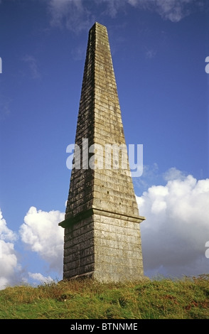 Obelisk Denkmal für Alexander Murray in der Galloway Forest Park, Dumfries and Galloway, Schottland Stockfoto