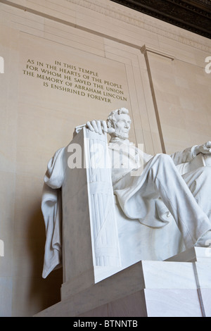 Washington DC - Sep 2009 - das Lincoln Memorial in Washington, D.C. Stockfoto