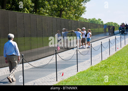 Washington DC - Sep 2009 - Vietnam Veterans Memorial in Washington, D.C. Stockfoto