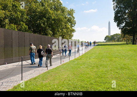 Washington DC - Sep 2009 - Vietnam Veterans Memorial in Washington, D.C. Stockfoto