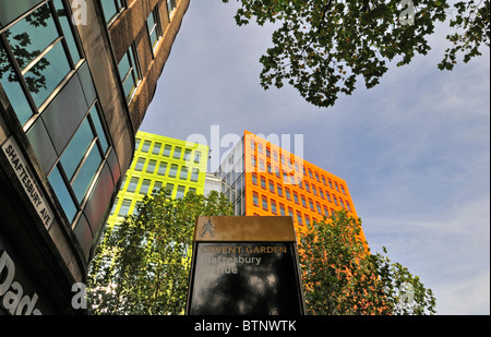 Straße zu Fuß Karte, Shaftesbury Avenue, Covent Garden, London, Vereinigtes Königreich Stockfoto