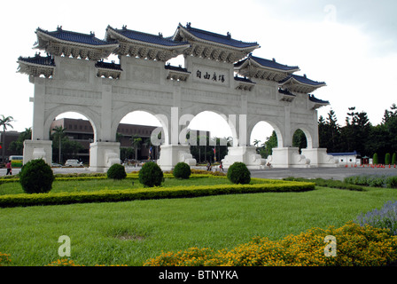 Tor nach Chiang Kai Shek Memorial Taipeh, Taiwan. Stockfoto