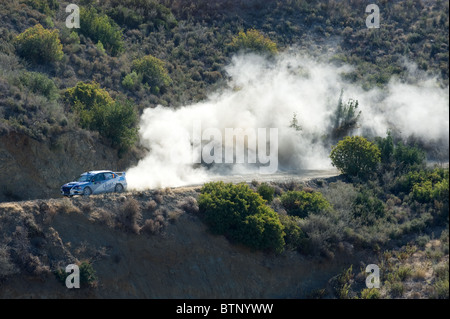 Rallye Zypern 2010: Special Stage 2 (Kalavassos 1) in der Nähe von Lageia.   5. November 2010 Stockfoto