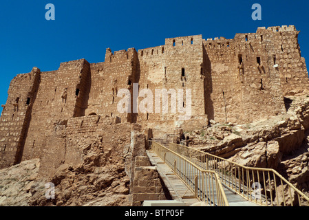 Palmyra Burg Festung A Welterbe-Aufstellungsort der alten Ursprung aus der Mamluk Periode auch bekannt als Tadmor, Zentrum von Syrien Stockfoto