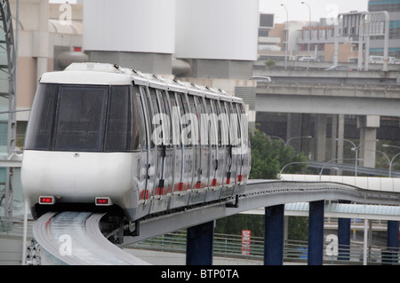 Sydneys kleine Monorail in Sydney. Australien. Stockfoto