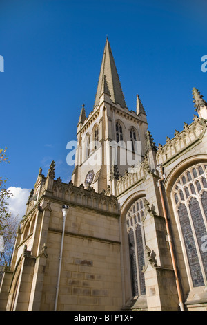 Wakefield Kathedrale Kirche Allerheiligen Stadtzentrum Wakefield West Yorkshire UK Stockfoto