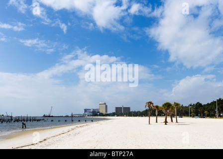 Strand von Biloxi, Golfküste, Mississippi, Vereinigte Staaten Stockfoto