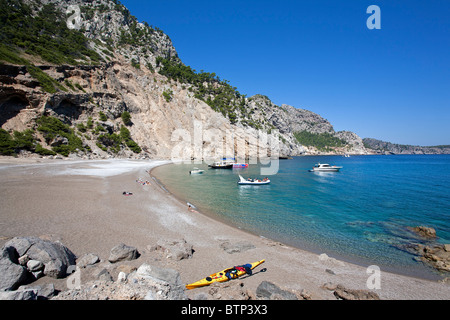 Es Coll Baix Strand. Alcudia. Insel Mallorca. Spanien Stockfoto