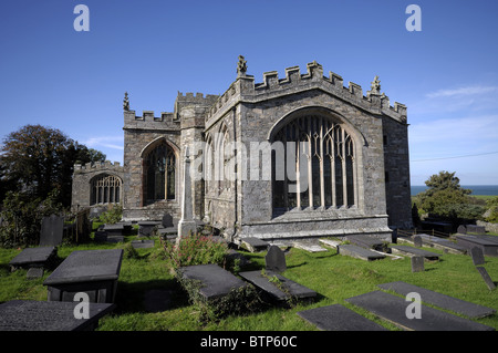 St. Beunos Kirche Clynnog Fawr Lleyn Halbinsel North Wales UK Stockfoto