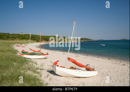 Höheren Bucht Stadtstrand auf St. Martin, Isles of Scilly, UK. Stockfoto