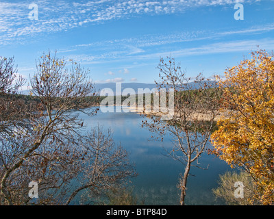 Puentes Viejas Reservoir, Las Gariñas (Buitrago de Lozoya) Stockfoto