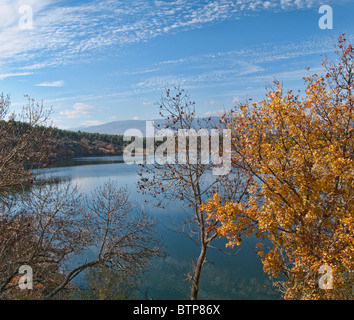 Puentes Viejas Reservoir, Las Gariñas (Buitrago de Lozoya) Stockfoto