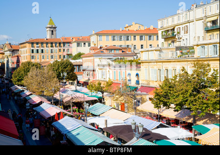 Markt in der Altstadt, Nizza, Côte d ' Azur, Frankreich Stockfoto