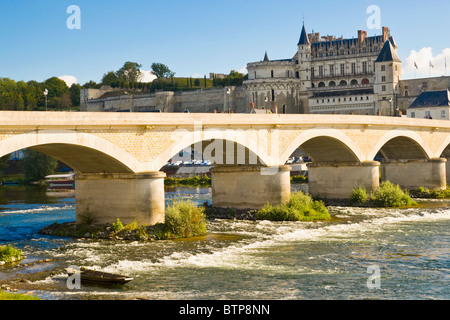 Chateau d ' Amboise, Loiretal, Frankreich Stockfoto