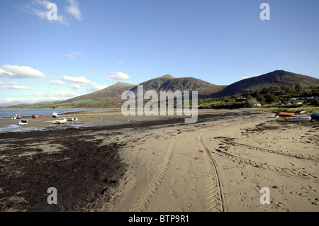 Trefor befindet sich auf der Lleyn Halbinsel North Wales UK Stockfoto