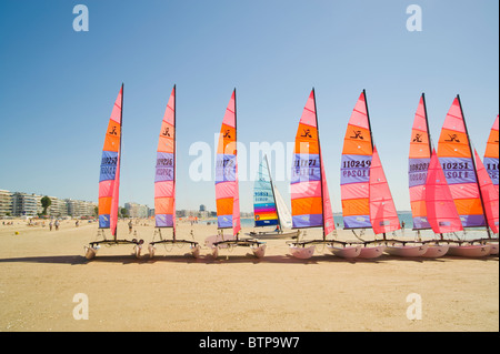 Jollen, St-Jean-de-Monts, Vendee, Frankreich Stockfoto