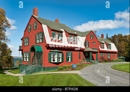 Roosevelt Summer Cottage Museum, Campobello, New Brunswick, Kanada Stockfoto