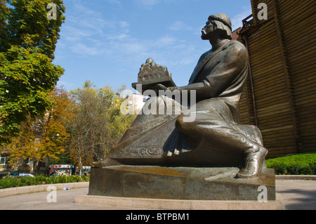 Statue von Jaroslaw ich weisen neben Golden Gate Kiew Ukraine Mitteleuropa Stockfoto