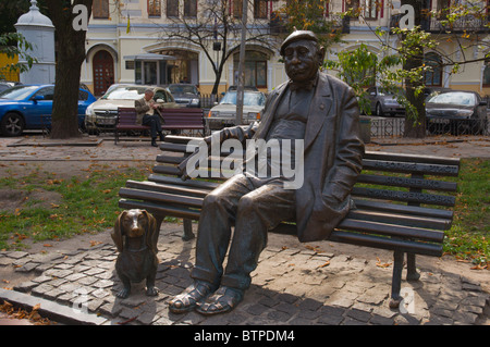 Statue am pl Ivana Franka Quadrat Kiew Ukraine Mitteleuropa Stockfoto