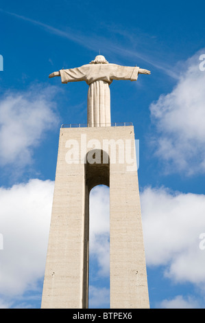 Statue von Christus, Cristo Rei, Lissabon, Portugal Stockfoto