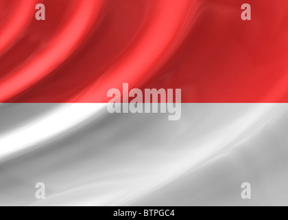 Indonesien Flagge Stockfoto