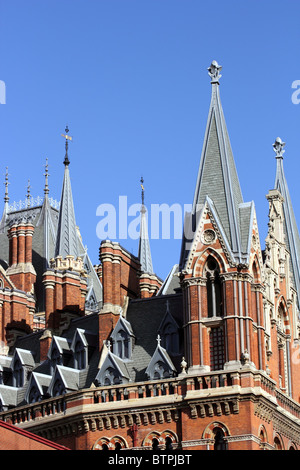 St Pancras Bahnhof (London St Pancras, St Pancras International), Euston Road, London, England, UK Stockfoto