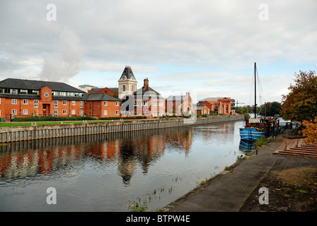 Kai Newark auf Trent Nottinghamshire uk Stockfoto