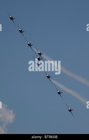 Kanadische Kräfte 431 Air Demonstration Squadron CT-114 Demo-team Stockfoto