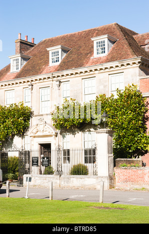 Mompesson Haus bei der Chorsänger Green in Salisbury Stockfoto