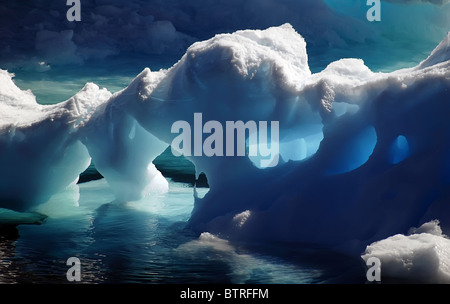 Eis der Antarktis Höhlen Stockfoto