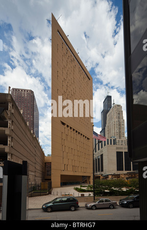 William J. Campbell US Courthouse Anhang, 71 West Van Buren Street, Chicago, Illinois, USA Stockfoto