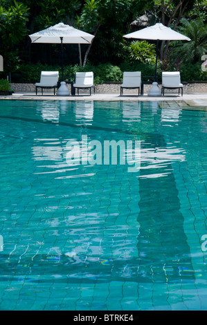 Schwimmbad im Hotel Melia Bali Nusa Dua Bali Indonesien Stockfoto