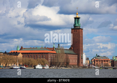 Rathaus (Stadthaus) am Kings Island in Stockholm Stockfoto