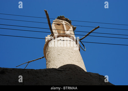 Alten Windtürme in Fin in der Nähe von Kashan Iran Stockfoto