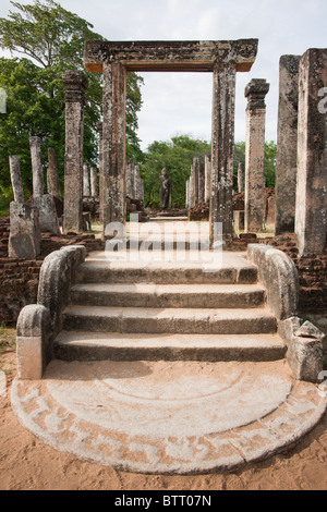 Atadage, Polonnaruwa, Sri Lanka Stockfoto
