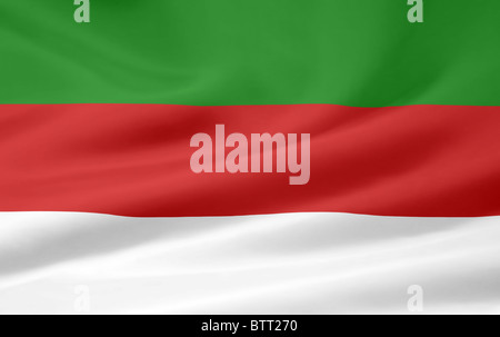 Hohe Auflösung-Flagge von Helgoland Stockfoto