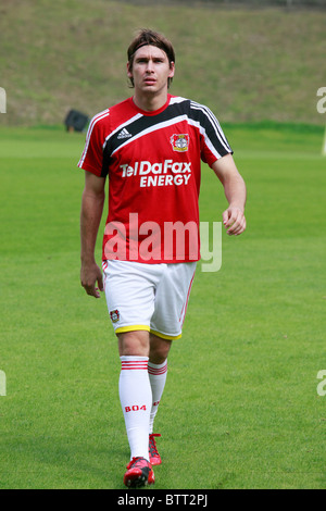 Sport, Fußball, Bundesliga, 2010/2011, freundliche Spiel 2010, Bayer 04 Leverkusen vs. FC Schalke 04 4:0, Stadion bin Zoo in Wuppertal, Patrick Helmes (Bayer) Stockfoto