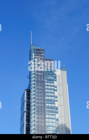 Detail der Heron-Tower, 110 Bishopsgate, London, England, UK Stockfoto