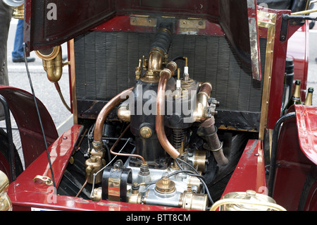 Motor eines Autos, die Teilnahme an der 2010 London to Brighton Veteran Car Run Stockfoto