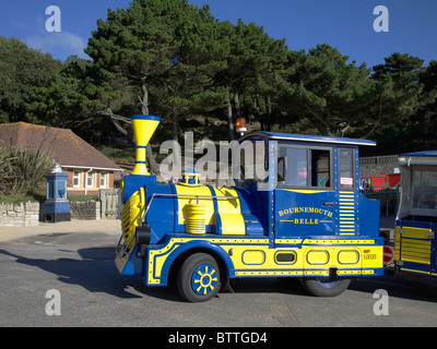 Land-Zug auf der Promenade von Bournemouth, Dorset, Großbritannien Stockfoto