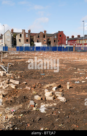 Gehäuse-Clearance im Bereich Edge Hill von Liverpool. Stockfoto