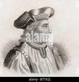Niccolò di Bernardo dei Machiavelli, 1469-1527. Italienischer Philosoph und Schriftsteller. Stockfoto