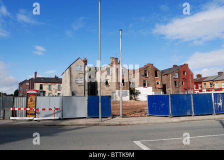 Gehäuse-Clearance im Bereich Edge Hill von Liverpool. Stockfoto